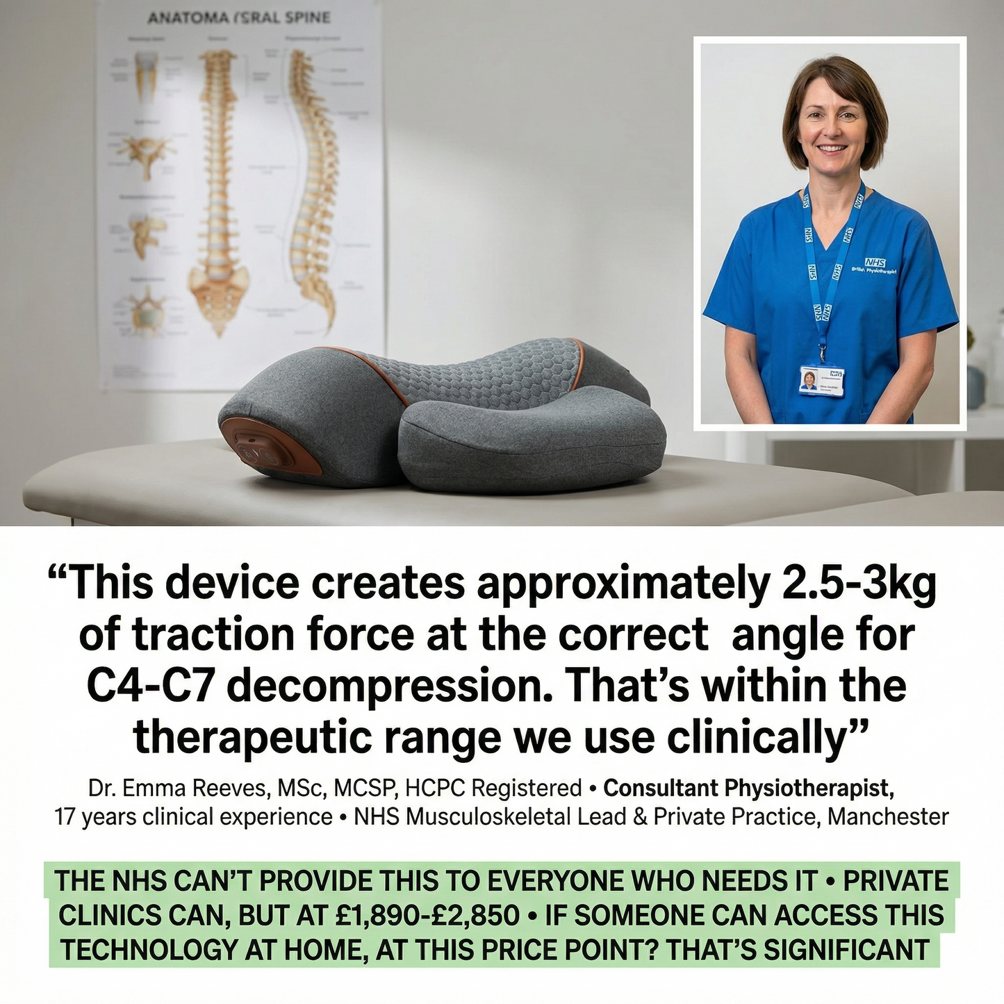 CerviRelief Pro: British Clinical Edition